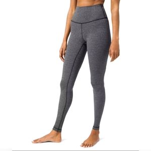 LULULEMON Wunder Under High Rise Variegated Knit Jacquard Size 4